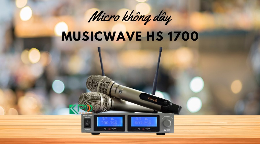 Micro không dây Musicwave HS 1700