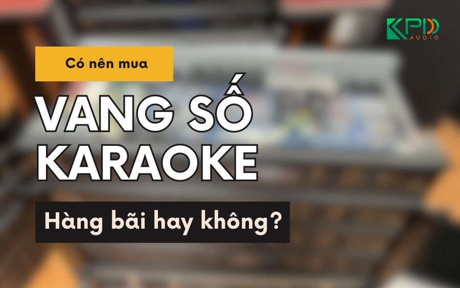 Có nên mua vang số karaoke hàng bãi hay không?