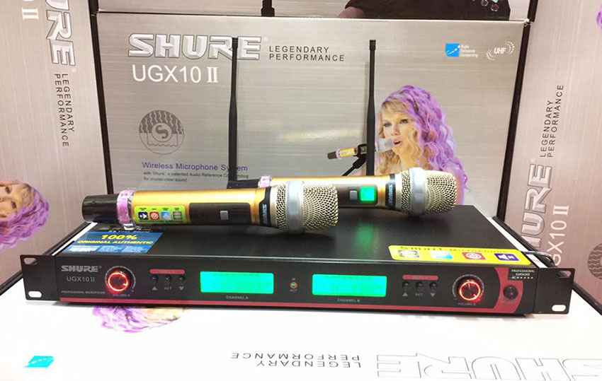 Đập hộp Micro không dây Shure UGX10II