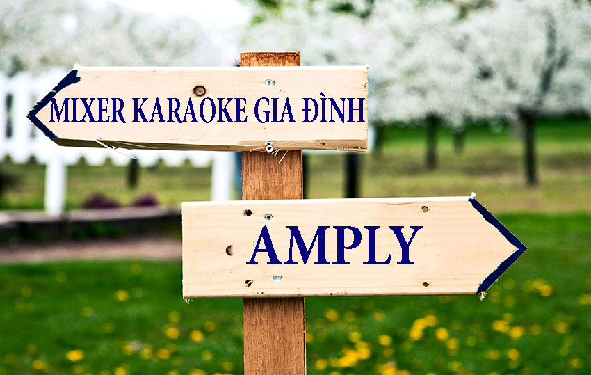 Nên lựa chọn Mixer karaoke gia dinh hay Amply?