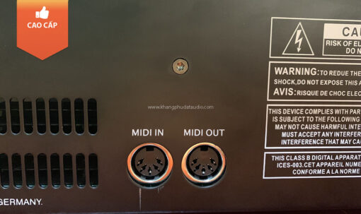 Trang bị cổng MIDI IN có thể sử dụng