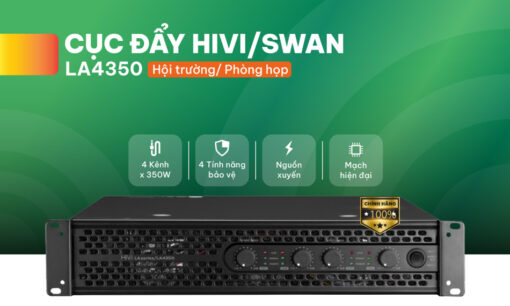 Cục đẩy 4 kênh HiVi LA4350