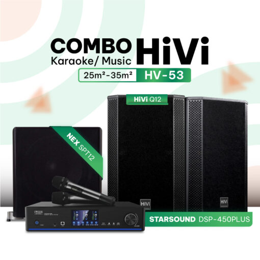 dàn karaoke gia đình hv53