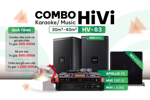 Cấu hình thiết bị dàn karaoke HV83