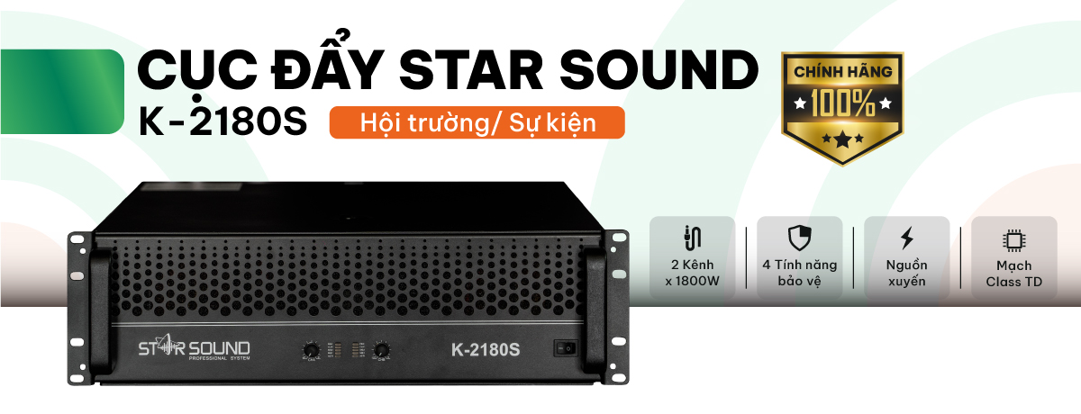 Cục đẩy star sound K-2180S-03