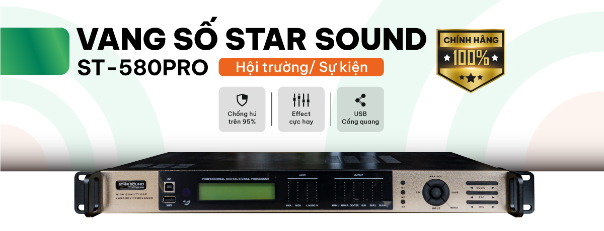 Vang số karaoke star sound ST-580Pro