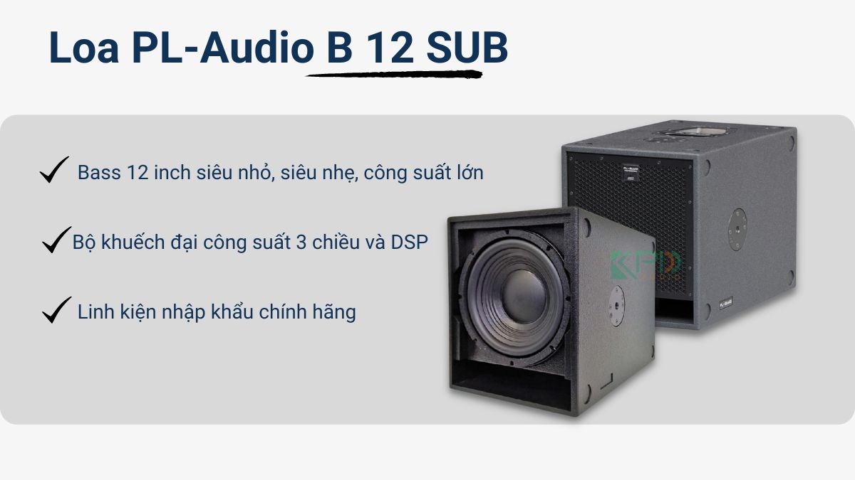 Loa pl audio b12 sub
