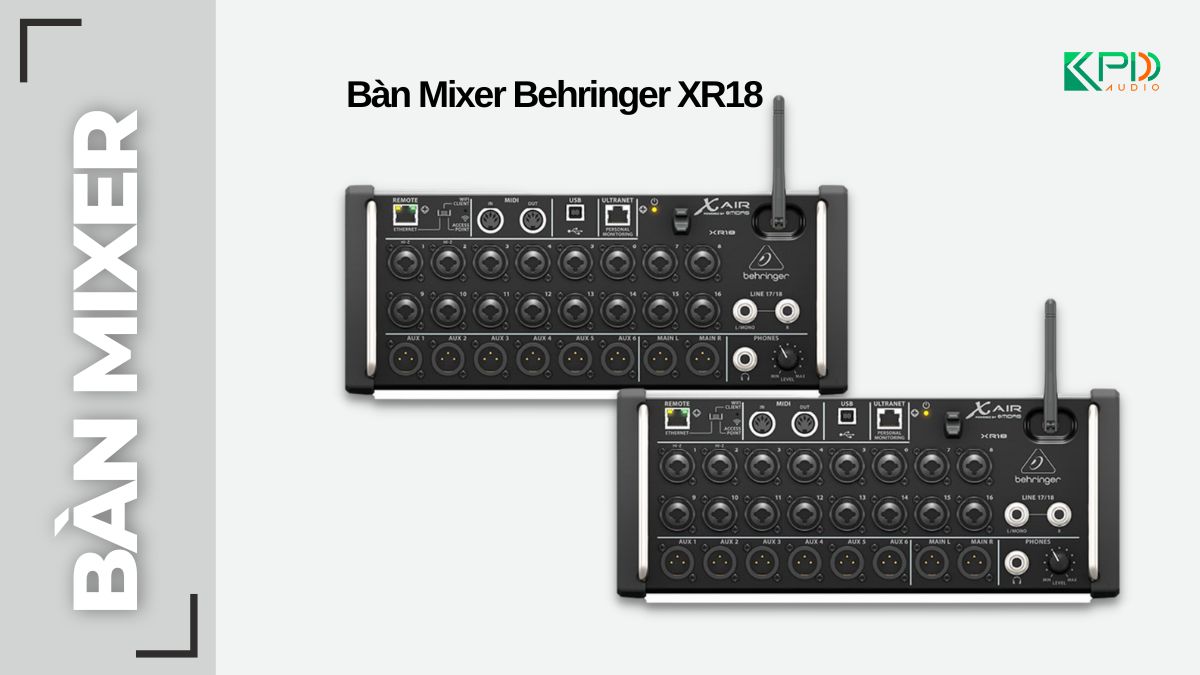 Bàn mixer behringer x18