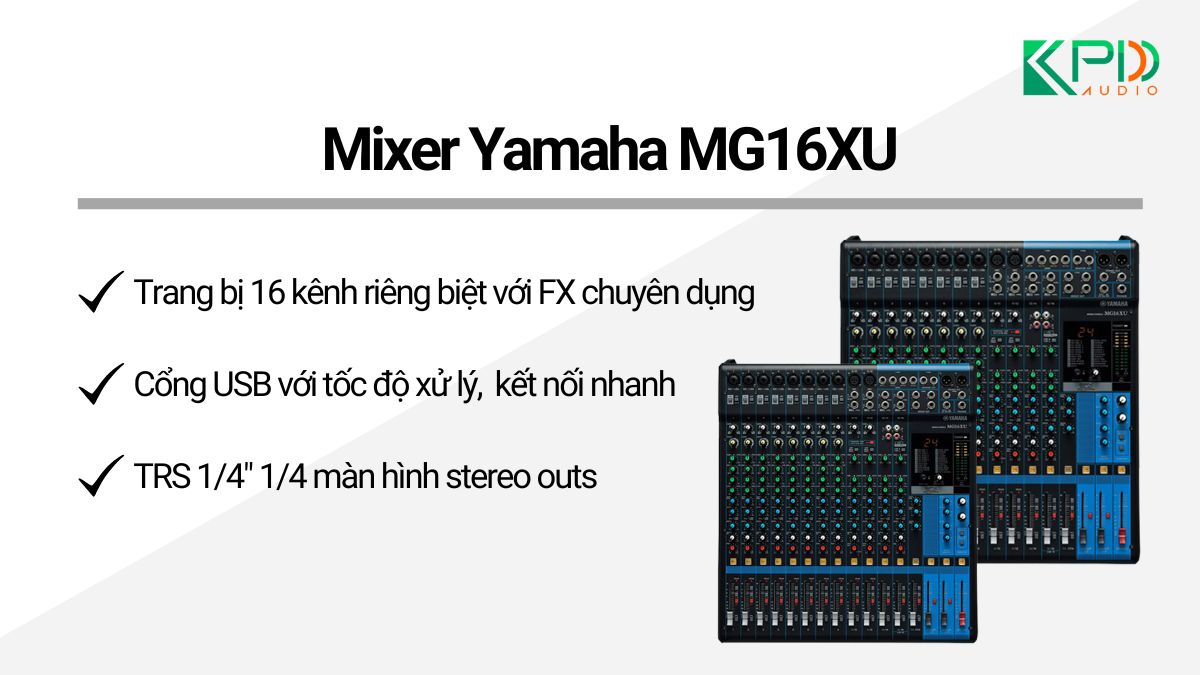 Bàn mixer yamaha MG16XU
