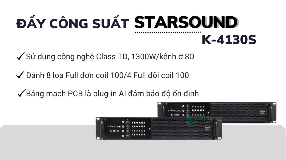 Cục đẩy starsound k4130s