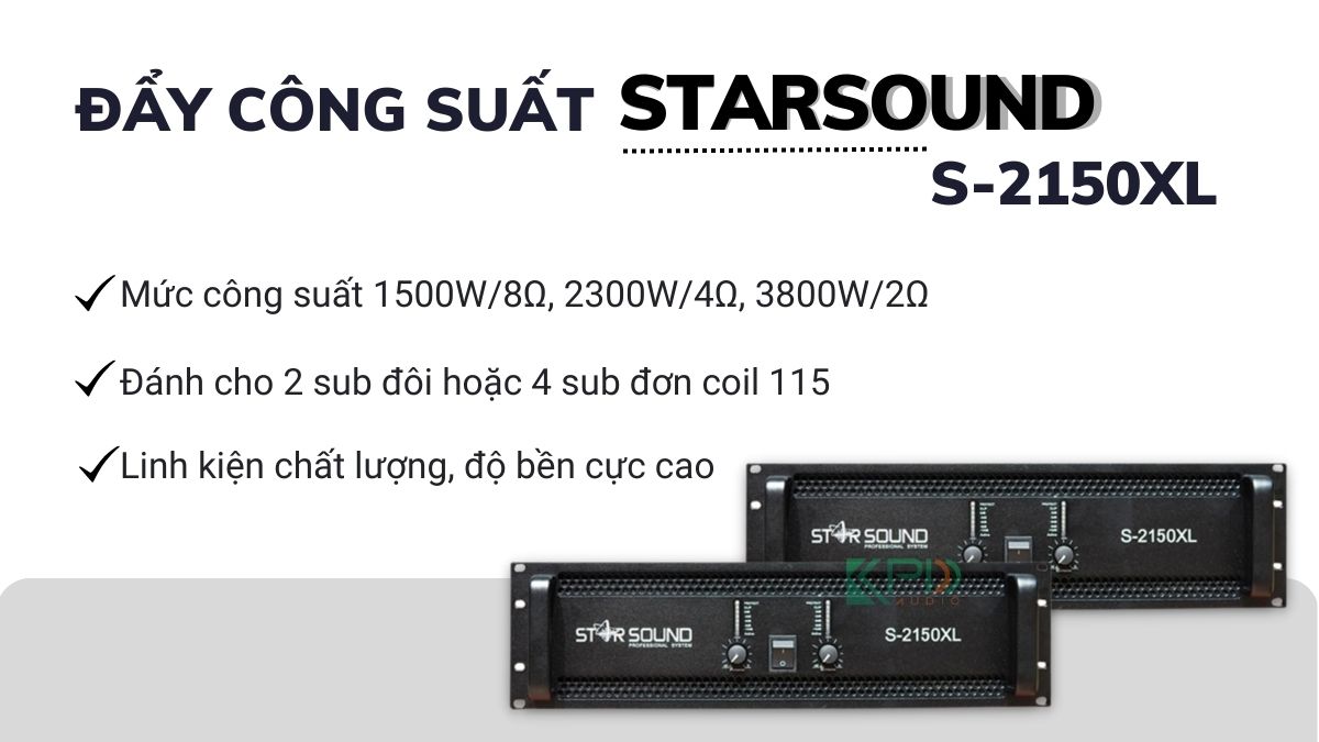 Cục đẩy starsound s2150xl