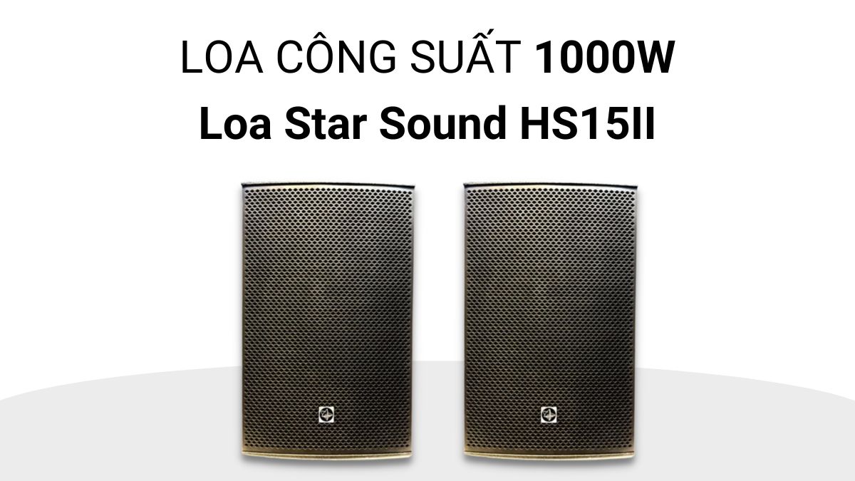 Loa 1000W Star Sound HS15II