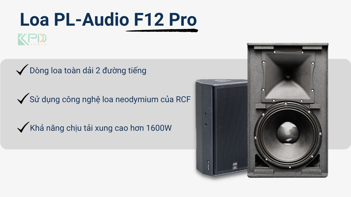loa pl audio f12 pro