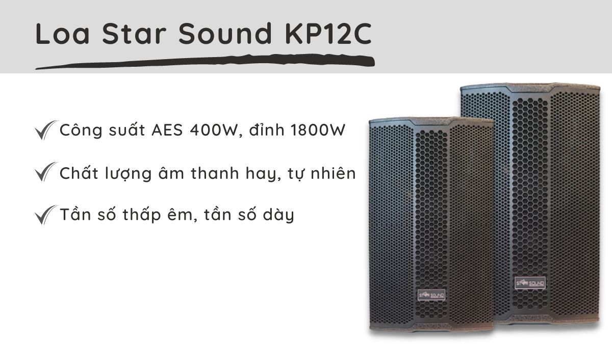 Loa Star Sound KP12C