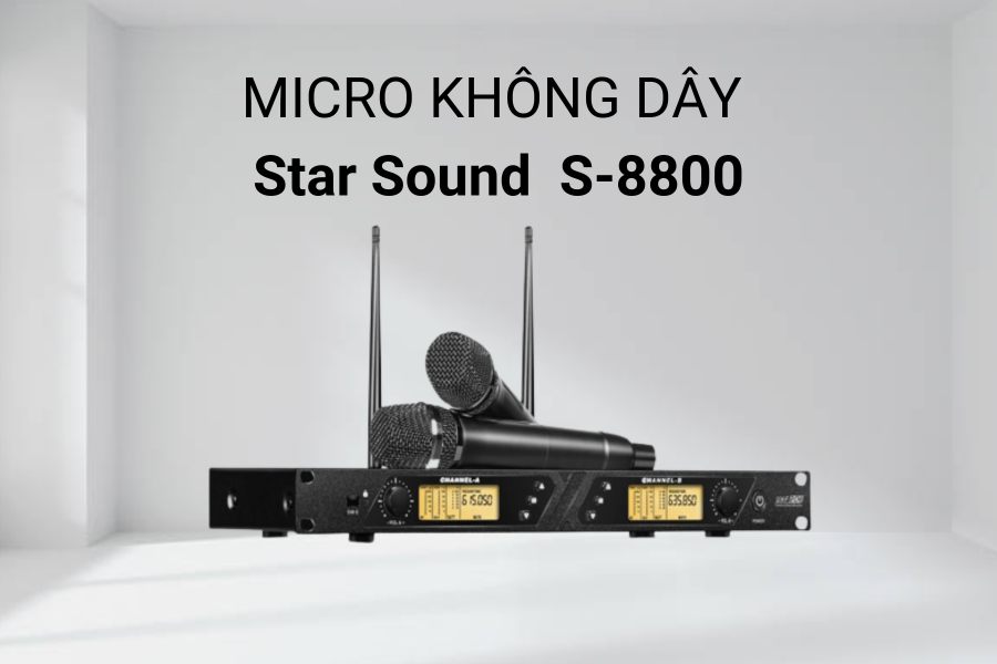 Micro không dây Star Sound S-8800