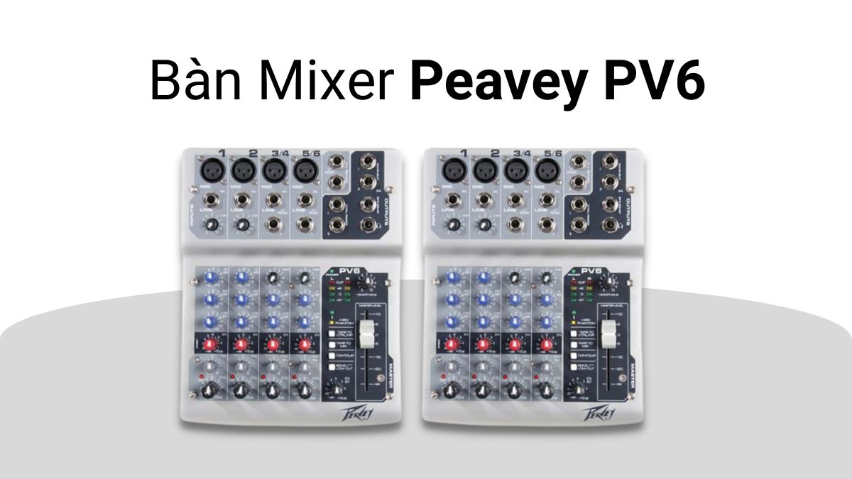 Mixer Peavey PV6