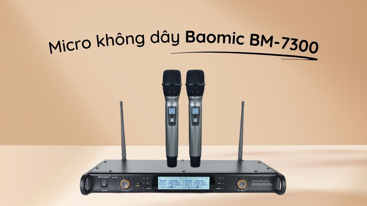 Micro không dây Baomic BM-7300