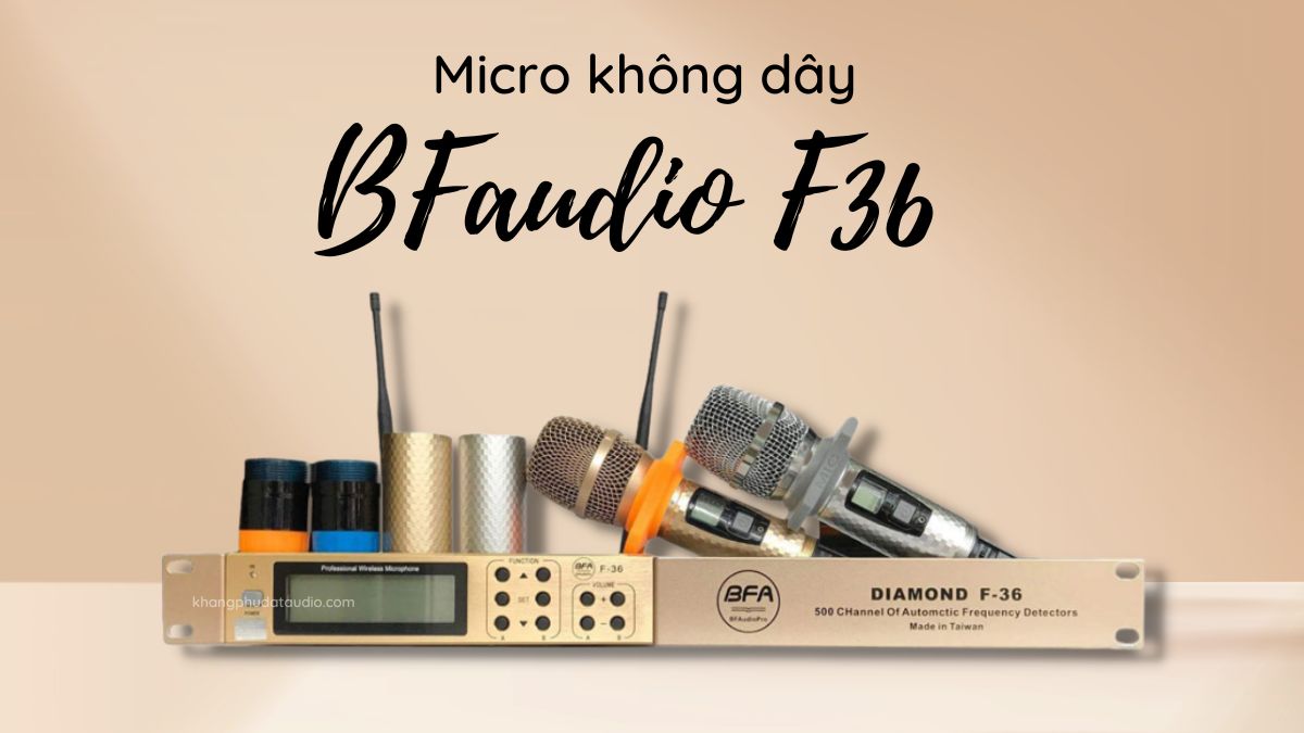 Micro không dây BFaudio F36