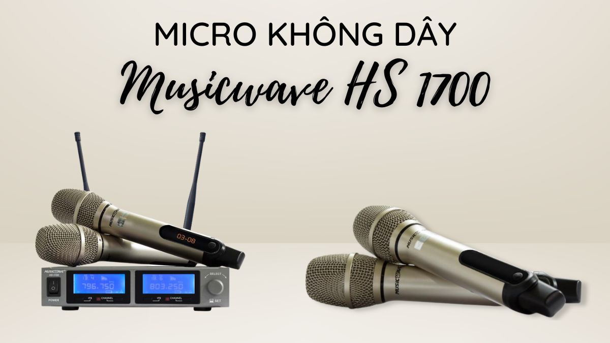 Micro không dây Musicwave HS 1700