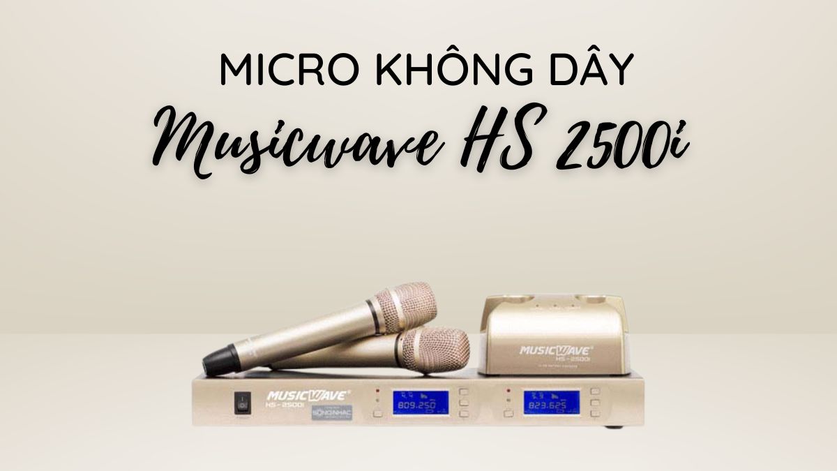 Micro không dây Musicwave HS 2500i