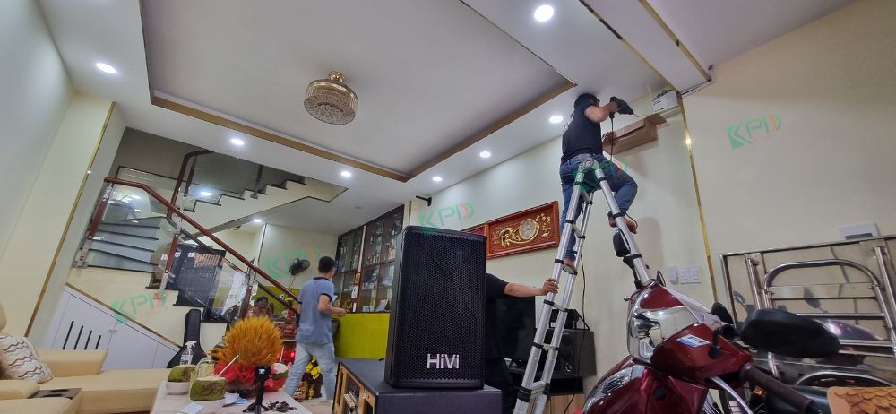 Khang Phú Đạt Audio thực hiện lắp đặt thiết bị