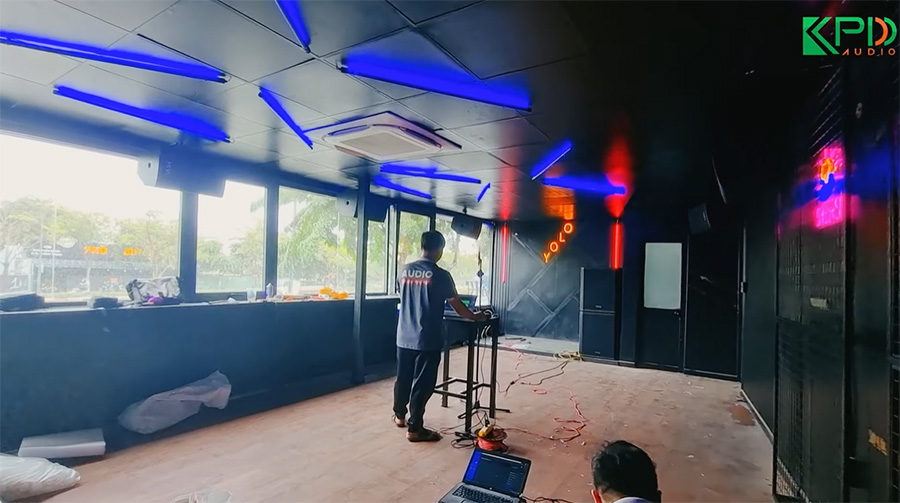Hệ thống âm thanh cho quán Yolo pub mini ở Phạm Văn Đồng