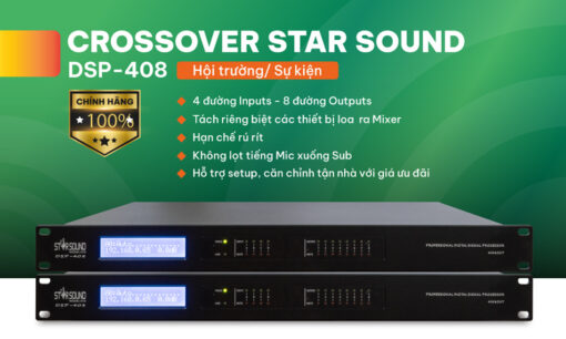Thiết bị xử lý tín hiệu Star Sound DSP-408