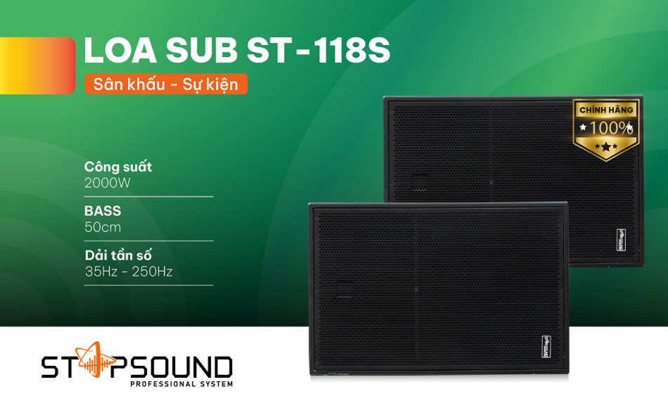 Loa sub đơn Star Sound ST-118S