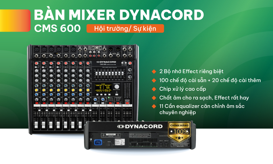 Mixer Dynacord CMS 600 Cao Cấp