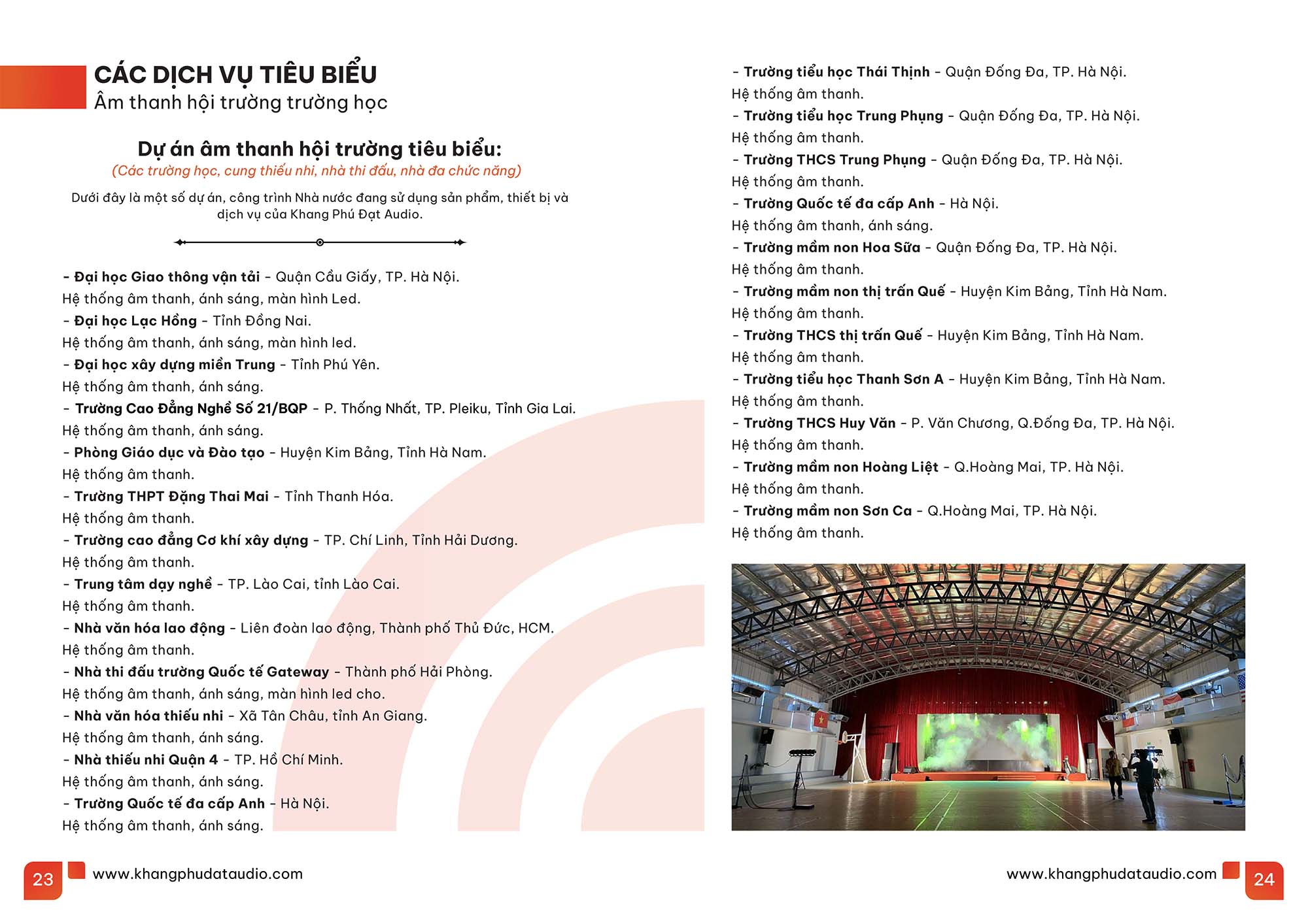 Hồ sơ năng lực Khang Phú Đạt Audio 24