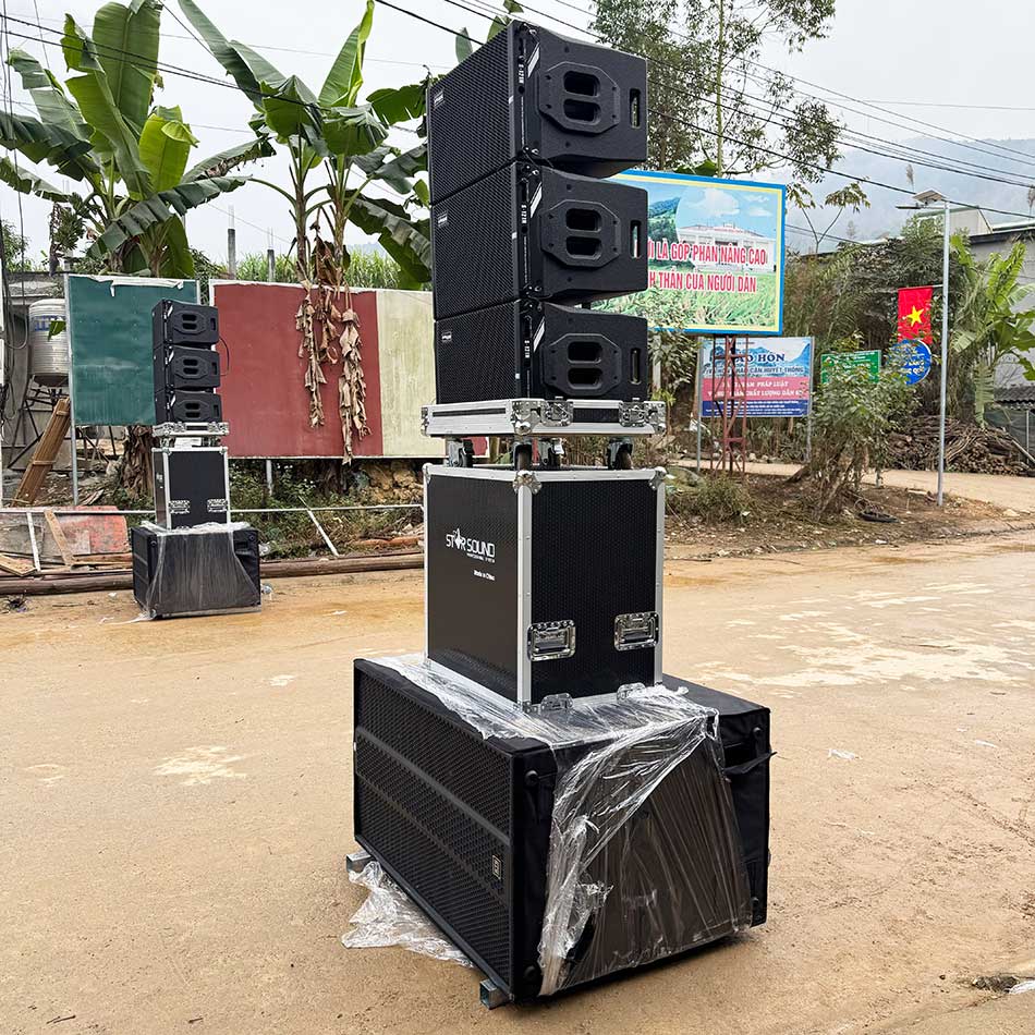 Hệ thống loa sub và loa array