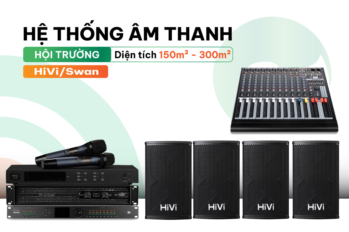 Giải pháp âm thanh hội trường 01