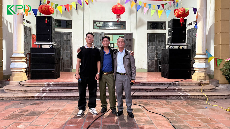 Bàn giao dàn âm thanh đám cưới cho Anh Thuần - Hải Dương