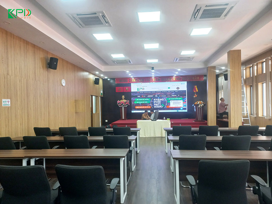 Hệ thống loa, thiết bị âm thanh được bố trí khoa học
