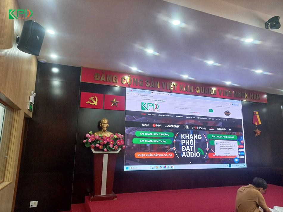 Hệ thống âm thanh hội trường cho Tập đoàn Công nghiệp Cao su Việt Nam