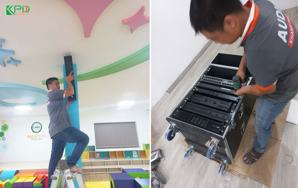 Lắp đặt các thiết bị âm thanh chuẩn kỹ thuật