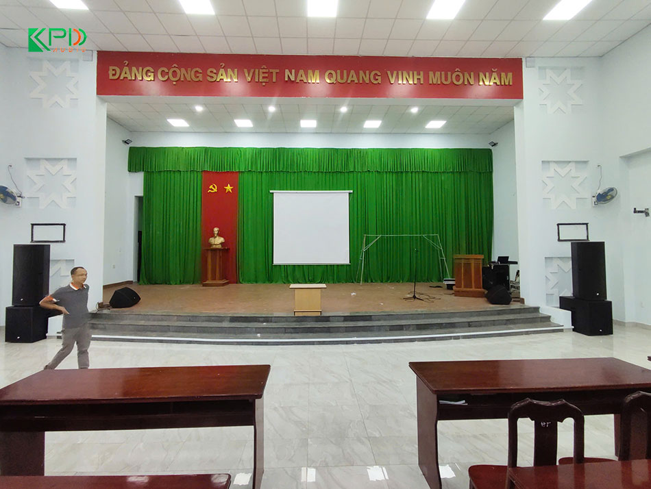 Hệ thống âm thanh đã được hoàn thiện