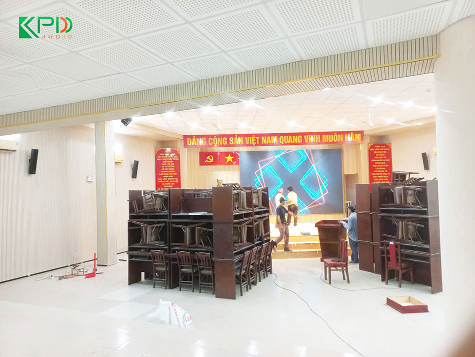 Hệ thống âm thanh hội trường cho Ủy ban xã tại Tây Ninh