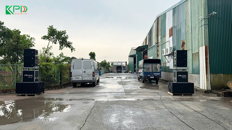 Loa array+ Loa sub công suất lớn