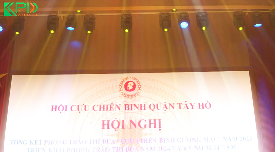 Ánh sáng hội trường chuyên nghiệp