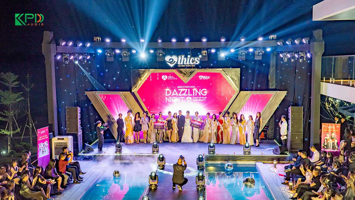 Đèn sân khấu đẹp phục vụ sự kiện của TMV Ethics
