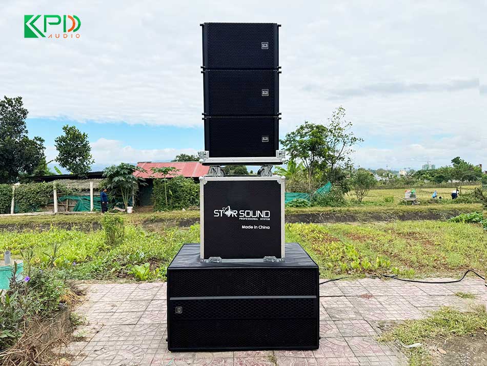 Hệ thống loa array + loa sub công suất lớn