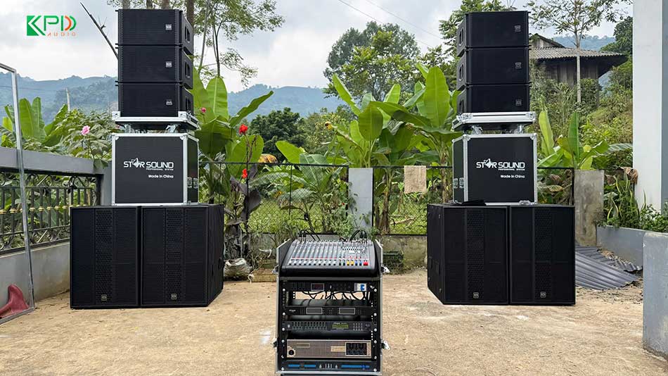 Dàn âm thanh đám cưới sự kiện cho anh Hải Sơn La