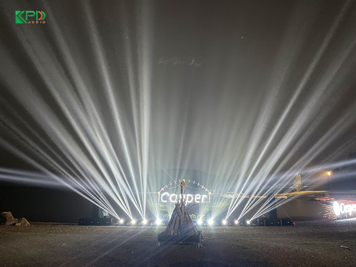 Đèn moving phục vụ sự kiện ngoài trời