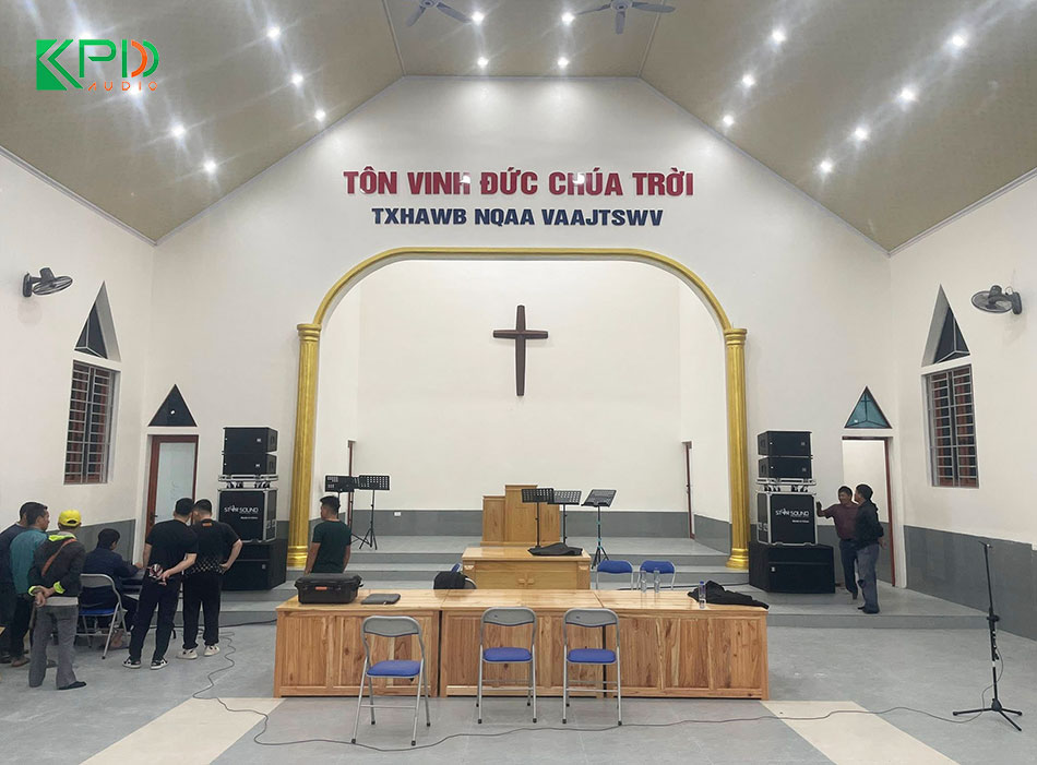 Hệ thống âm thanh nhà thờ tại Lai Châu