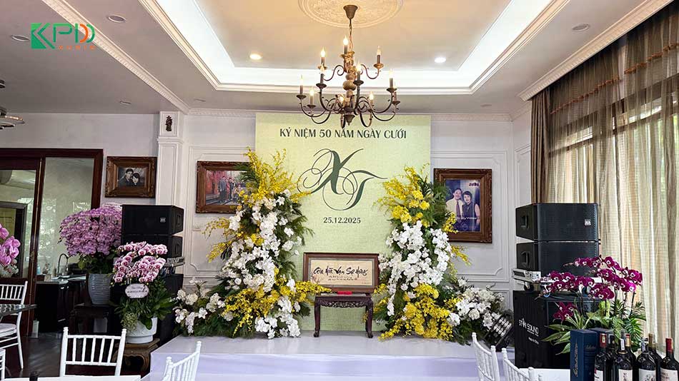 Hệ thống âm thanh đám cưới cho Anh Quân Hà Nội