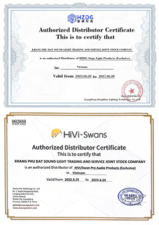 Chứng nhận chất lượng hzdg và hivi