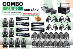 Combo đèn sân khấu, hội trường, sự kiện AS-09