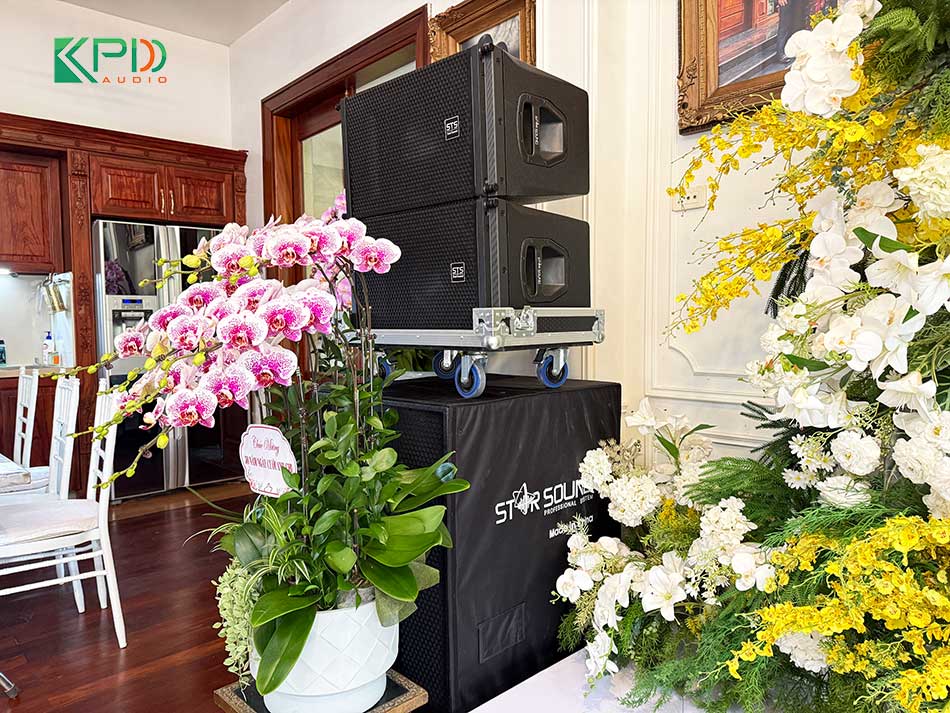 Hệ thống loa đám cưới cho anh Quân