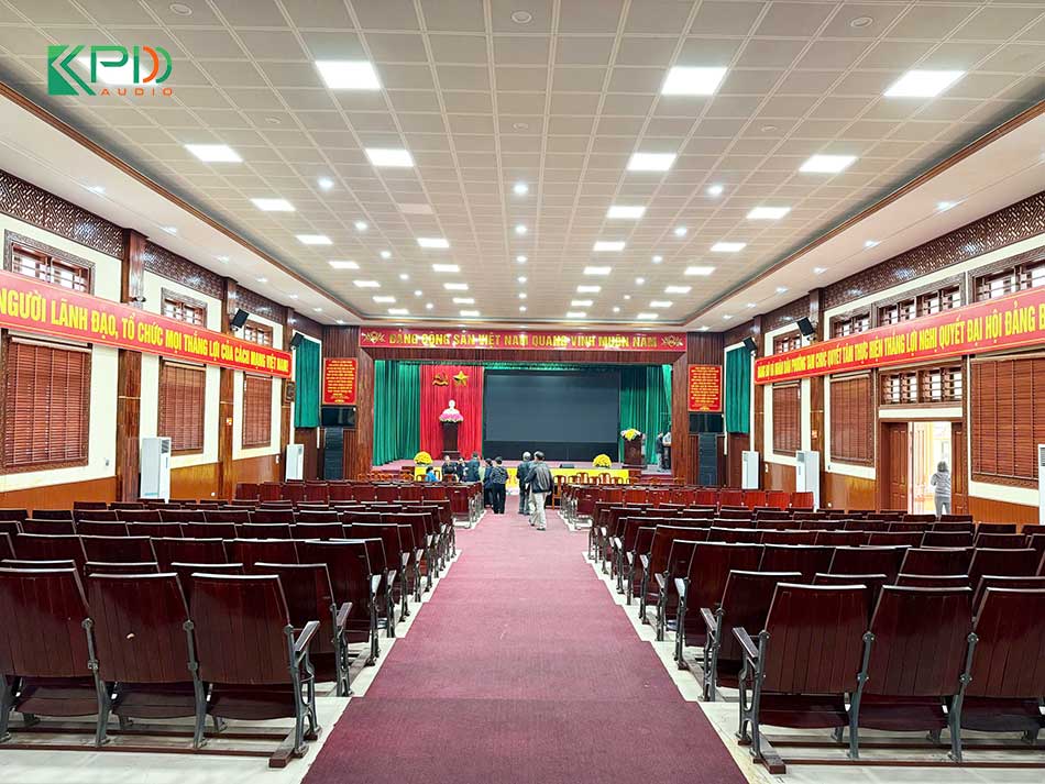 Hệ thống âm thanh hội trường cho UBND Phường Tam Chúc